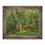 Tablou inramat - Hubert von Herkomer - Woodland Scena cu iepuri, 50 x 60 cm - - Roveli