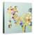 Tablou canvas - Animale, Diverse, Camila Colorata, Pictura Ii, 90 x 90 cm - - Roveli