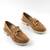 Pantofi de dama , comozi , cu accesoriu auriu A10500-CAMEL, Culoare (12): Camel, Marime (12): 36 - 2- Roveli