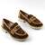 Pantofi de dama , comozi , cu accesoriu auriu  si animal print A10501-LEOPARD, Culoare (12): BEJ/ANIMAL PRINT, Marime (12): 39 - 2- Roveli