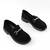 Pantofi de dama , comozi si usori , cu accesoriu auriu D4-BLACK/AP, Culoare (12): Negru, Marime (12): 36* - 2- Roveli