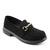 Pantofi de dama , comozi si usori , cu accesoriu auriu D4-BLACK/AP, Culoare (12): Negru, Marime (12): 37* - - Roveli