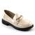 Mocasini de dama , comozi si usori , cu accesoriu auriu D4-1-BEIGE, Culoare (12): Bej, Marime (12): 40* - - Roveli