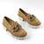 Pantofi dama , cu talpa voluminoasa , accesorizati A10325-KHAKI, Culoare (12): Camel, Marime (12): 37 - 2- Roveli