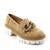 Pantofi dama , cu talpa voluminoasa , accesorizati A10325-KHAKI, Culoare (12): Camel, Marime (12): 38 - - Roveli