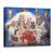 Tablou canvas - Animale, Caini, Societate, Carti De Joc, Pictura, Marime: 60 x 80 cm - - Roveli