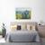Tablou Canvas - Flori galbene si albastre, natura, camp, Marime: 50 x 70 cm - 3- Roveli