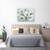 Tablou canvas - Flori, Alb, Culoare Jad, Pictura, Marime: 60 x 80 cm - 3- Roveli