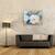 Tablou canvas - Flori, Albastru, Alb, Gradina, Pictura, Marime: 50 x 70 cm - 2- Roveli