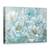 Tablou canvas - Flori Albe, Albastru, Pictura, Marime: 50 x 70 cm - - Roveli