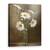 Tablou canvas - Flori, Gerbera, Alb, Vaza, Pictura, Marime: 50 x 70 cm - - Roveli
