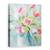 Tablou canvas - Flori, Lalele, Colorate, Vaza, Pictura, Marime: 50 x 70 cm - - Roveli