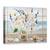 Tablou canvas - Flori, Vaza, Scoici, Plaja, Pasari, Pictura, Marime: 60 x 80 cm - - Roveli
