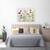 Tablou canvas - Flori, Violet, Alb, Roz, Albastru, Pictura, Marime: 50 x 70 cm - 3- Roveli