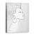Tablou canvas - Nascut In Acest Fel, Marime: 50 x 70 cm - - Roveli