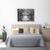 Tablou canvas - Natura, Peisaj, Padure, Alb-Negru, Lac, Reflectie, Pictura, Marime: 60 x 80 cm - 3- Roveli