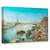 Tablou Canvas -  Paris, Barci pe Sena, Turnul Eiffel, Marime: 60 x 90 cm - - Roveli