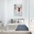 Tablou Canvas - Oameni, Femeie, Rochie Portocalie, Ploaie, Pictura, Marime: 40 x 60 cm - 3- Roveli