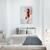 Tablou Canvas - Oameni, Femeie, Rochie Rosie, Genti, Pictura, Marime: 60 x 90 cm - 4- Roveli
