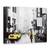 Tablou canvas - Oras, Cladiri, New York, Oameni, Taxi, Ploaie, Pictura II, Marime: 60 x 80 cm - - Roveli