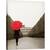 Tablou Canvas - Plimbare in Paris I, Umbrela, Strada, Franta, Marime: 40 x 50 cm - - Roveli