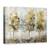 Tablou canvas - Rezumat, Copaci, Toamna, Pictura, Marime: 50 x 70 cm - - Roveli