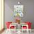 Tablou canvas - Flori, Gradina Albastra, Pictura, Marime: 60 x 75 cm - 4- Roveli