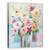 Tablou canvas - Flori, Trandafiri, Luminoase, Buchet, Vaza, Pictura, Marime: 40 x 50 cm - - Roveli