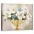Tablou Canvas - Buchet Magnolie in Vaza Aurie, Marime: 40 x 50 cm - - Roveli