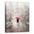 Tablou canvas - Natura, Parc, Copaci, Oameni, Paris, Turnul Eiffel, Pictura, Marime: 60 x 75 cm - - Roveli