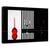 Tablou Canvas - Doar Rosu, Marime: 40 x 60 cm - - Roveli