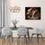 Tablou Canvas - Natura Moarta, Buchet, Natura Statica, Vaza, Floare, Fluxuri, Struguri, Marime: 40 x 50 cm - 4- Roveli