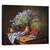 Tablou Canvas - Natura Moarta, Cirese, Buchet, Vaza, Rustic, Cana, Marime: 40 x 50 cm - - Roveli