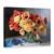 Tablou Canvas - Natura Moarta Cu Trandafiri si Fructe De Padure, Marime: 60 x 80 cm - - Roveli