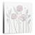 Tablou Canvas - Allium, Floral, Muscari, Seedpods, Flori, Marime: 60 x 60 cm - - Roveli