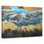 Tablou canvas - Desertul californian vazut de sus, Peisaj, Sua, Desert, Rau, Marime: 40 x 60 cm - - Roveli
