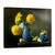 Tablou Canvas - Natura Moarta Cu Un Buchet De Asteri si Fructe, Marime: 60 x 80 cm - - Roveli