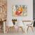Tablou Canvas - Momente Septembrie, Fluture, Insecta, Rosu, Toamna, Marime: 60 x 80 cm - 4- Roveli