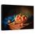 Tablou canvas - Natura moarta cu caise, Rustic, Cos De Fructe, Marime: 60 x 90 cm - - Roveli