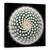 Tablou Canvas - Notocactus Scopa, Cactus, Spines, Abstract, Radial, Marime: 60 x 60 cm - - Roveli