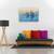 Tablou canvas - Reflectie matinala, Peisaj, Lac, Ceata, Albastru, Marime: 40 x 60 cm - 2- Roveli