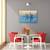 Tablou canvas - Reflectie matinala, Peisaj, Lac, Ceata, Albastru, Marime: 40 x 60 cm - 4- Roveli