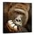 Tablou Canvas - Rostul Vietii ..., Gorila, Ganditor, Maimuta, Marime: 60 x 60 cm - - Roveli