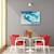 Tablou canvas - Sub pervaz, Peisaj, Cascada, Pestera, Stanca, Marime: 60 x 90 cm - 2- Roveli