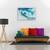Tablou canvas - Sub pervaz, Peisaj, Cascada, Pestera, Stanca, Marime: 60 x 90 cm - 3- Roveli
