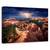 Tablou canvas - Fulger peste canionul Bryce, Peisaj, Portocaliu, Furtuna, Orizont, Marime: 60 x 90 cm - - Roveli