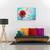 Tablou canvas - Violet si galben, Peisaj, Linii, Galben, Violet, Marime: 60 x 90 cm - 2- Roveli
