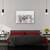 Tablou canvas - Reflectie matinala, Peisaj, Lac, Ceata, Albastru, Marime: 60 x 90 cm - 3- Roveli