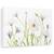 Tablou canvas - Margarete, Natura moarta, Flora, Alb, Verde, Marime: 60 x 90 cm - - Roveli
