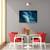 Tablou canvas - Papadie albastra, Flori, Picatura, Lumina, Tonifiat, Marime: 60 x 90 cm - 4- Roveli